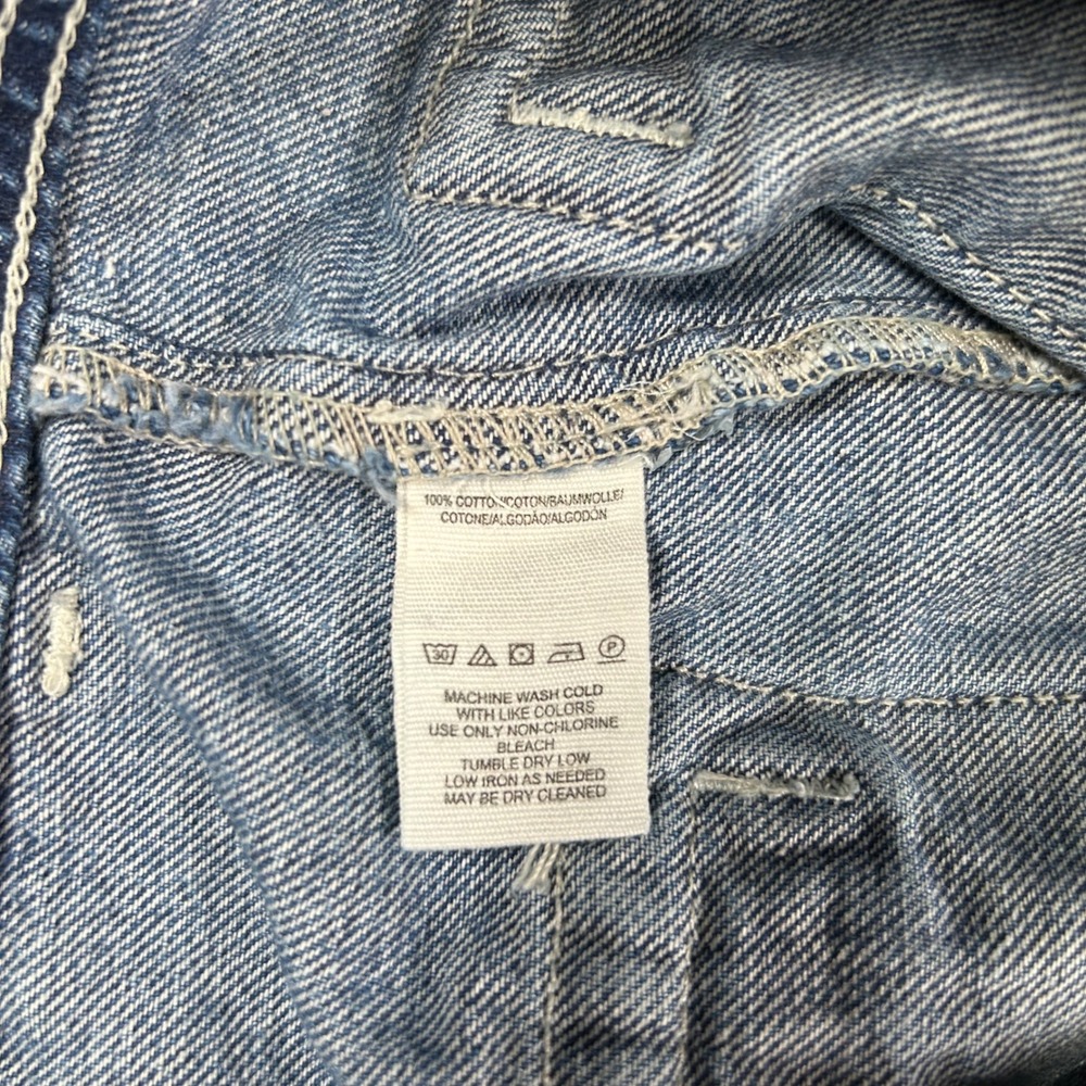 High-Waisted Wide Leg Women’s Jeans in Blue - Picture 4 of 11